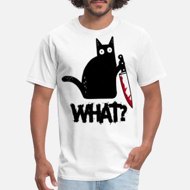 Cat What Murderous Black Cat With Knife 